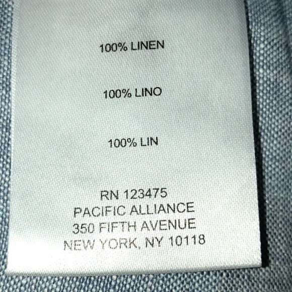 Ellen Tracy linen sleeveless striped blouse Size S - Picture 4 of 6